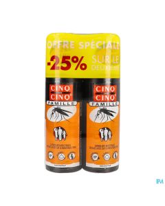 CINQ/CINQ FAMILLE SPRAY 100ML X2