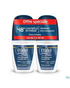 ETIAXIL DEO HOM 48H ROLLON 50MLX2