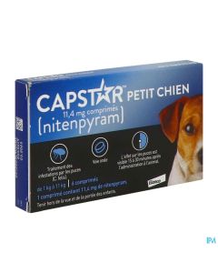 CAPSTAR PETIT CHIEN 11,4MG CPR 6