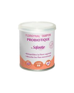 FLORGYNAL TAMPON PROBIOTIQUE SANS APPLICATEUR MINI BOITE DE 14