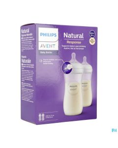 BIB AVENT NAT RESPONSE 330MLX2