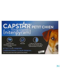 CAPSTAR PETIT CHIEN 11,4MG CPR 6