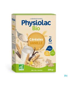 PHYSIOLAC CEREALE VANILLE BIO 200G