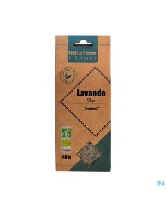 NAT&FORM TIS LAVANDE BIO 40G