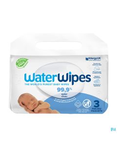 WATER WIPES LINGETTE COMPOST 3X60