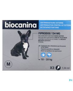 FIPRODOG 134MG SPOTON M/CHIEN PIP3