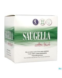 SAUGELLA COT TOUCH SERV NUIT 12