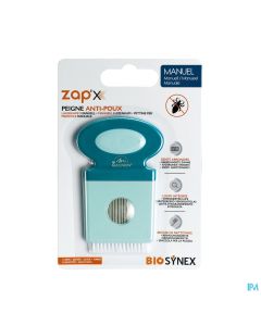 ZAP'X PEIGNE A/POUX METAL