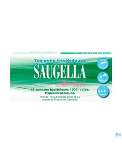 SAUGELLA COT TOUCH TAMP NORMAL 16