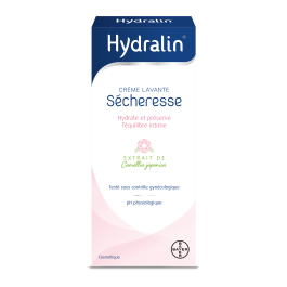 HYDRALIN - Sécheresse - Crème lavante - Hydrate et préserve l'équilibre  intime - 400ml