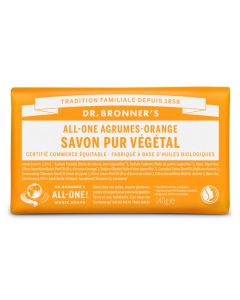 Pain de savon agrumes-orange 140 g BIO