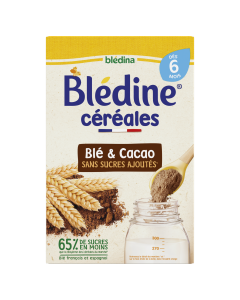 BLEDINA BLEDINE Blé et Cacao 400g Dès 6 mois