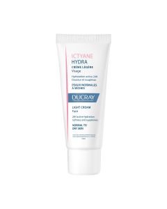 Ducray - Ictyane hydra - Crème légère hydratante peau sèche visage 40 ml