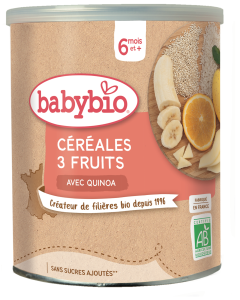Céréales 3 Fruits avec Quinoa Bio