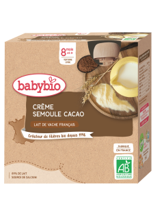 Crème Semoule Cacao Bio