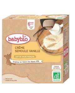 Crème Semoule Vanille Bio