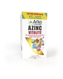 AZINC  XL FORME ET VITALITE 150 gélules 15 jours offerts