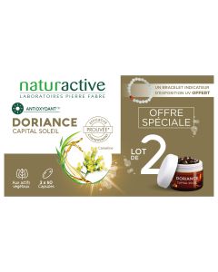 Naturactive - Doriance Capital Soleil 2X60 capsules + bracelet indicateur UV offert