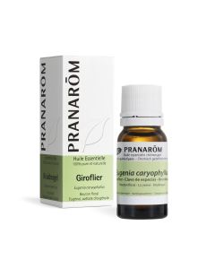 Pranarom -  Giroflier - Huile Essentielle Chémotypée - Confort bucco-dentaire - 100% Pure Et Naturelle - HECT - 10 ml
