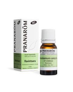 Pranarom - Ravintsara BIO - Huile Essentielle Chémotypée - Confort Respiratoire & Défenses Naturelles - 100% Pure Et Naturelle - HECT - 10 ml