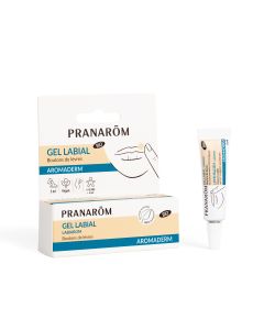 Pranarom - Gel Labial BIO - Boutons de Lèvres - Huiles Essentielles 100% pures et intégrales - 5 ml