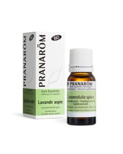 Pranarom - Lavande Aspic BIO - Huile Essentielle Chémotypée - Piqûres Moustiques et Insectes - 100% Pure Et Naturelle - HECT - 10 ml