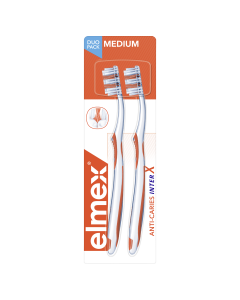 ELMEX PROTECTION-CARIES BROSSE A DENTS MANUELLE MEDIUM STAND DUO x10