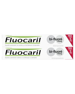 Fluocaril Bi-fluoré 145mg, Dentifrice Blancheur, 2x75ml