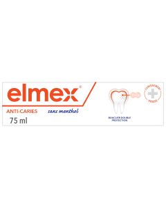 Dentifrice elmex® Anti-Caries Sans Menthol 75mL