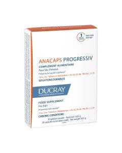 Ducray - Anacaps - Progressiv Complément alimentaire chute cheveux 30 u