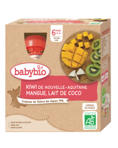 Kiwi de Nouvelle-Aquitaine Mangue Lait de Coco Bio