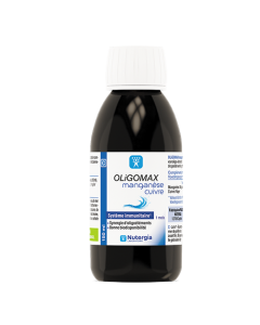 Nutergia OLiGOMAX Manganèse - Cuivre 150 ml - Système immunitaire