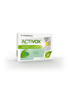 Activox Adoucit La Gorge Menthe, Eucalyptus, 24 pastilles
