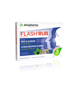 Flash'Rub Nez Et Gorge Vitamine C, Pélargonium, 15 comprimés