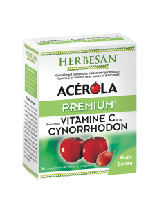 HERBESAN ACEROLA PREMIUM - 30 comprimés à croquer