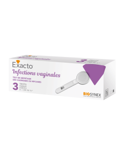 EXACTO Test infections vaginales (boite de 3 tests)