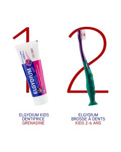 Pierre Fabre Oral Care - Elgydium - Brosse à dents Kids 2/6 ans 1 u