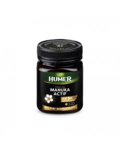Humer - Miel de Manuka Actif IAA® 5+ - 1er niveau d'activité - Minimum 83mg/kg de méthylglyoxal - 250g