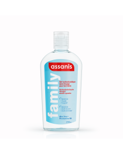 Assanis gel hydroalcoolique 250ml bouchon