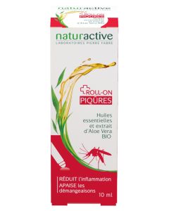 Naturactive - Roll On - Piqûres - A base d'huiles essentielles - dispositif médical 10ml
