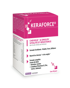 Keraforce® Cheveux & Ongles - Beauté et Résistance - 90 gélules végétales sous blister