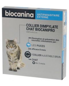BIOCANINA BIOCANIPRO COLLIER INSECTICIDE CHAT