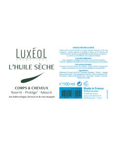 LUXÉOL L'HUILE SÈCHE 100 ML