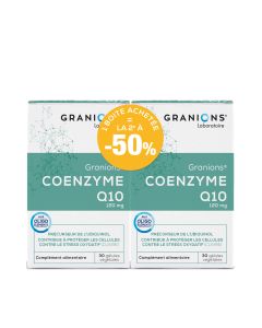 Granions Co Enzyme Q10 2x30 gélules le 2e à -50% 