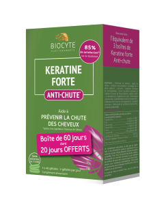 BIOCYTE KERATINE FORTE ANTI-CHUTE 120 GELULES