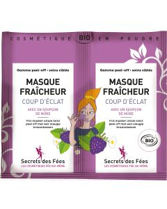 SECRETS DE FEES Masque BIO Peel-off fraicheur Coup d'Eclat