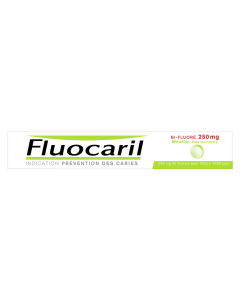 Fluocaril Bi-fluoré 250mg, Pâte dentifrice, Menthe, 75ml