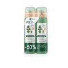 Klorane - Ortie - Shampoing sec séboréducteur à l’Ortie - Le teinté - Cheveux gras châtains à bruns - Offre spéciale duo 2X150ml