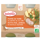 Pomme de terre du Centre-Val de Loire Petits pois Jambon de Nouvel Bio