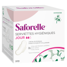 SAFORELLE COTON PROTECT SERV. BIO JOUR BTE X10